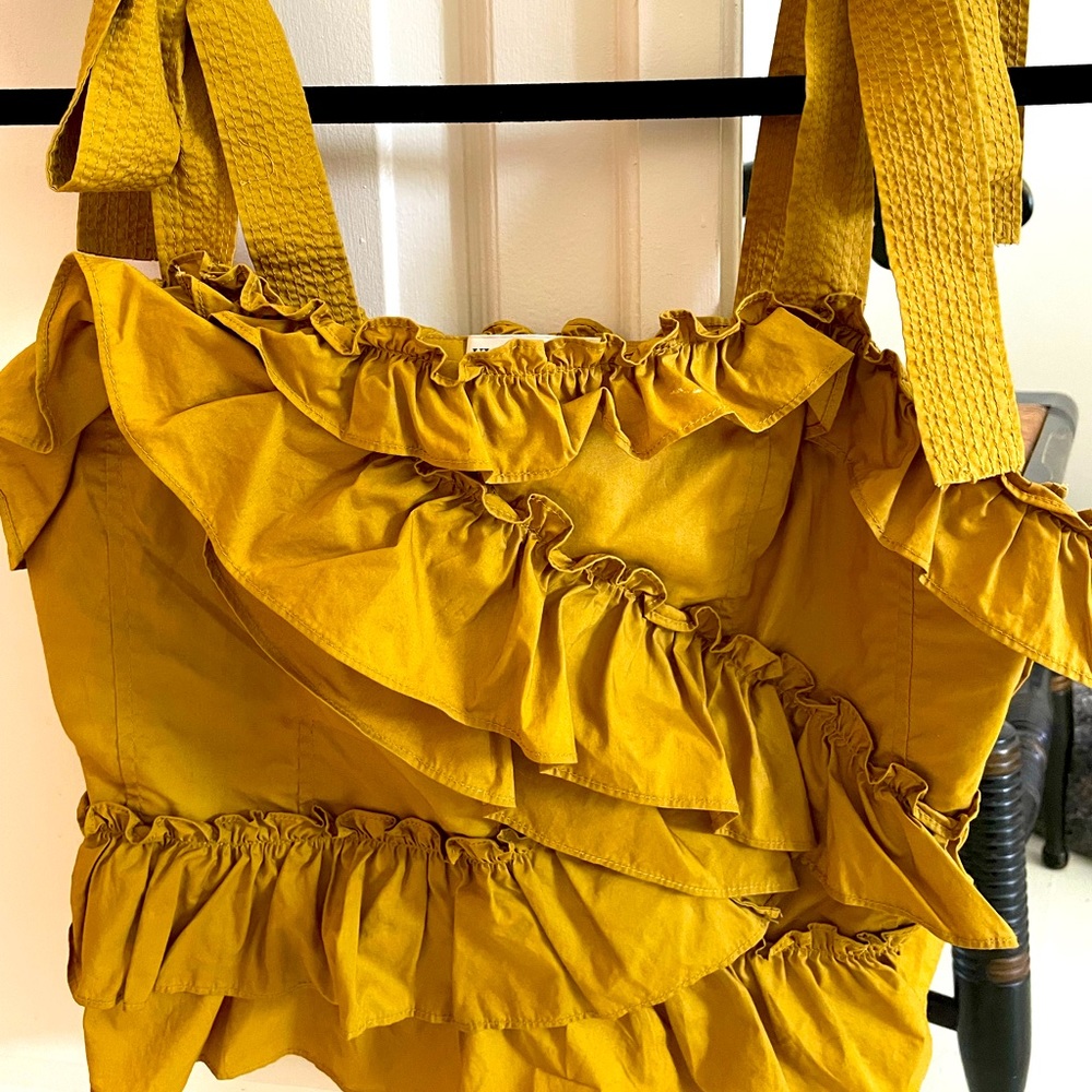 Ulla Johnson Ruffled Crop Tank